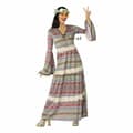Miniatyrbillede 4 af 6: Kostume til voksne Hippie Multifarvet (1 enheder) - XL