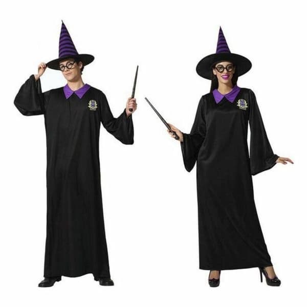 Kostume til voksne Sort Fantasi (2 Dele) - XL