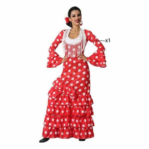 Kostume til voksne Rød (1 Dele) - M/L