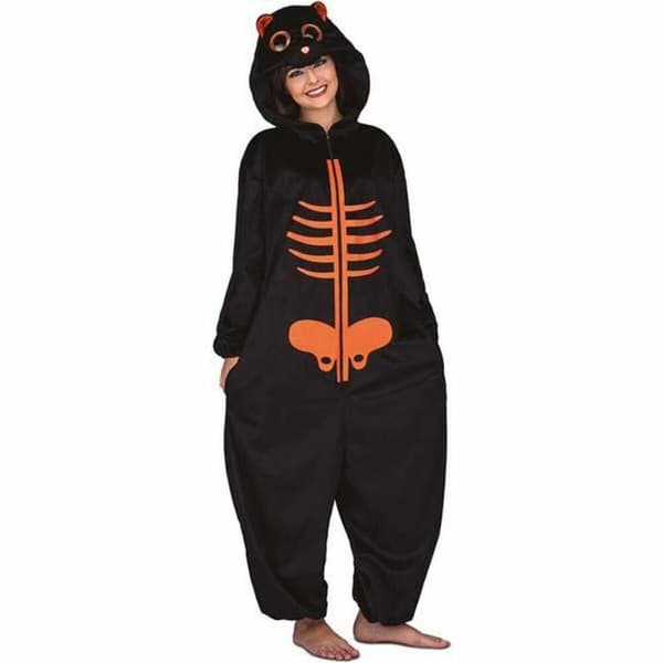 Kostume til voksne My Other Me Big Eyes Orange Skelet - M/L