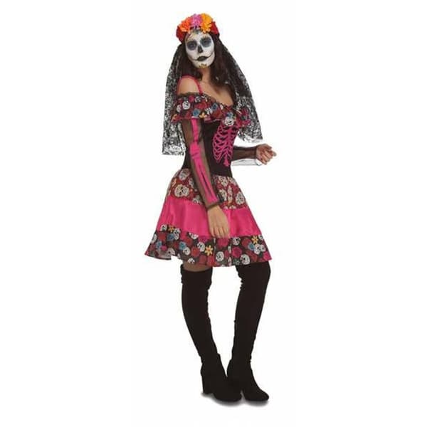 Kostume til voksne Day of the Dead (1 Dele) - XL