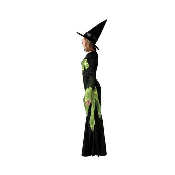 Kostume til voksne Grøn Heks Voksne - M/L