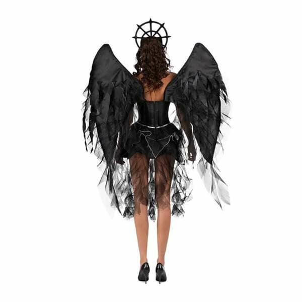 Kostume til voksne My Other Me Sort engel - XL