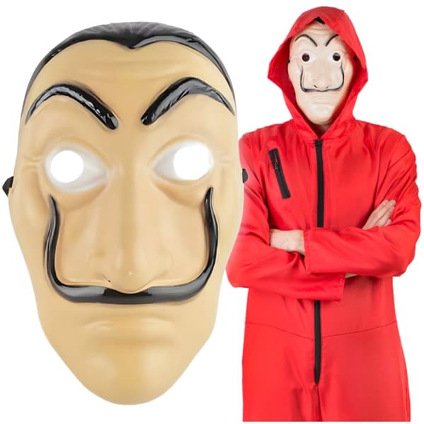 Maske af huset af andrzejki salvador dali la casa de papel