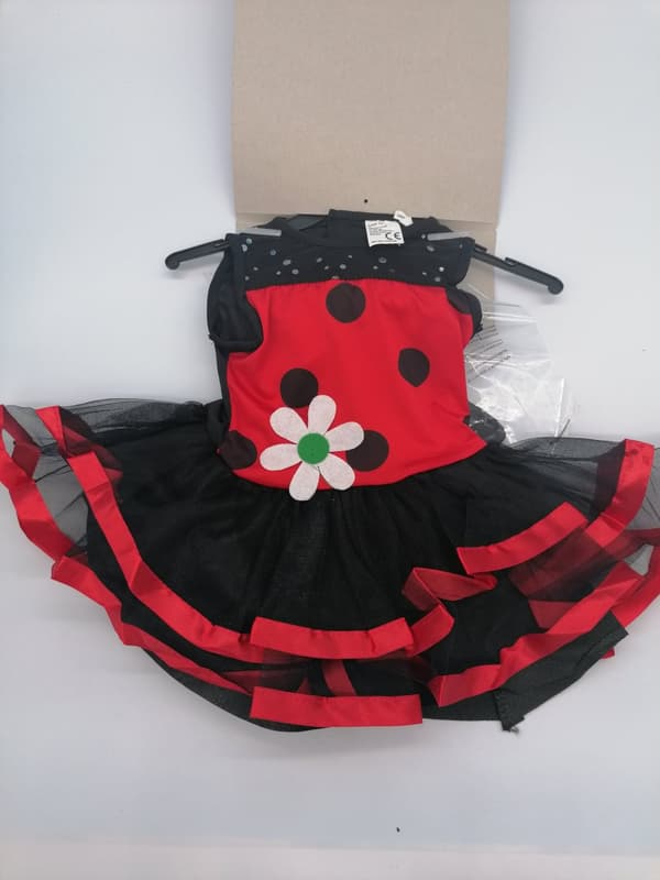 Spooktacular Costume For Children Ladybug Size 1 To 2 Years (80-92cm