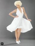 Pikkukuva 3 / 11: Costume For Adults Hollywood Glamour Girl Marilyn Monroe Ladies Dress One Size