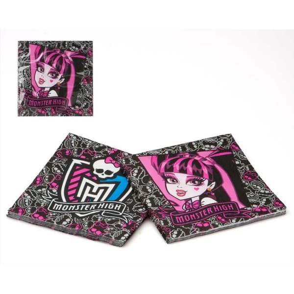 Festförråd – sätt Monster High Servetter 15 uds