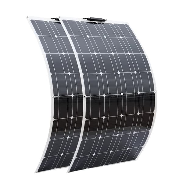 Solcellepanel, fleksibel, 12V/24V opladning
