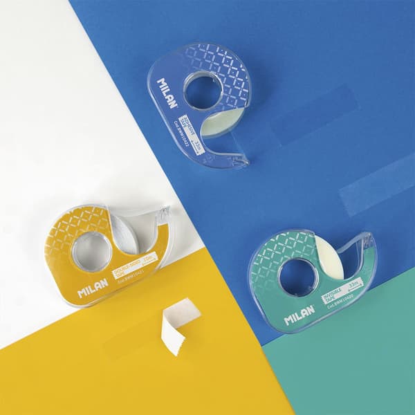 Milan Udstillingsboks 36 19 Mm X 33 M Mat Klæbemiddel Tape Dispensere 19 Mm X 33 M Transparent