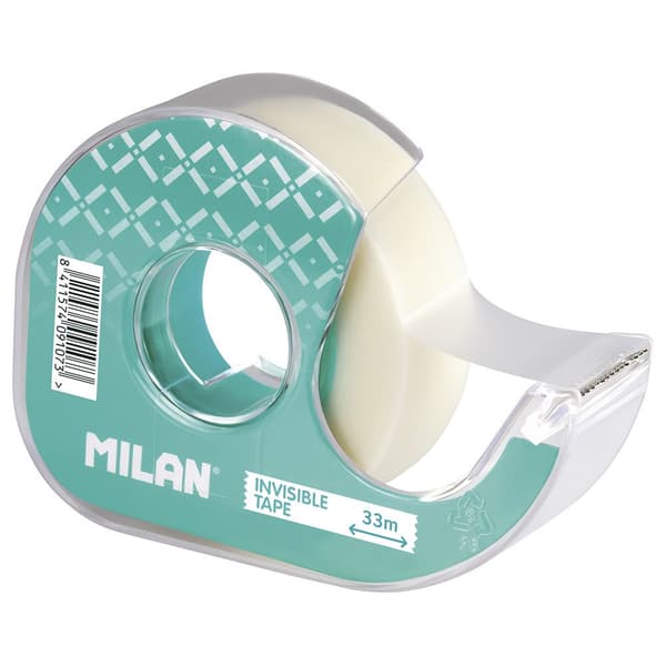 Milan Udstillingsboks 36 19 Mm X 33 M Mat Klæbemiddel Tape Dispensere 19 Mm X 33 M Transparent