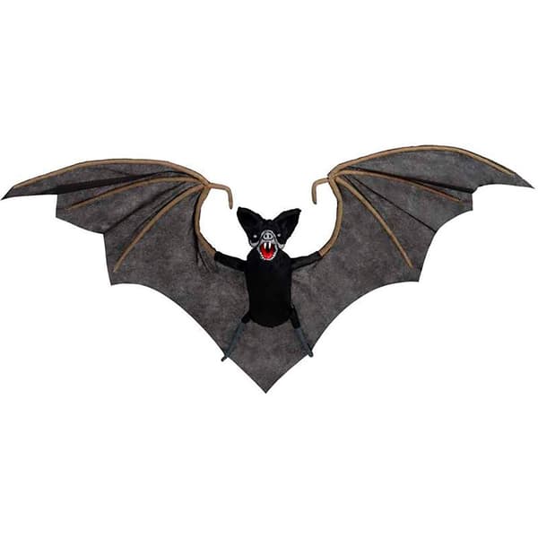 Viving Costumes Flyvende Flagermus Med Lys Og Lyd 45x96x9 Cm Grå