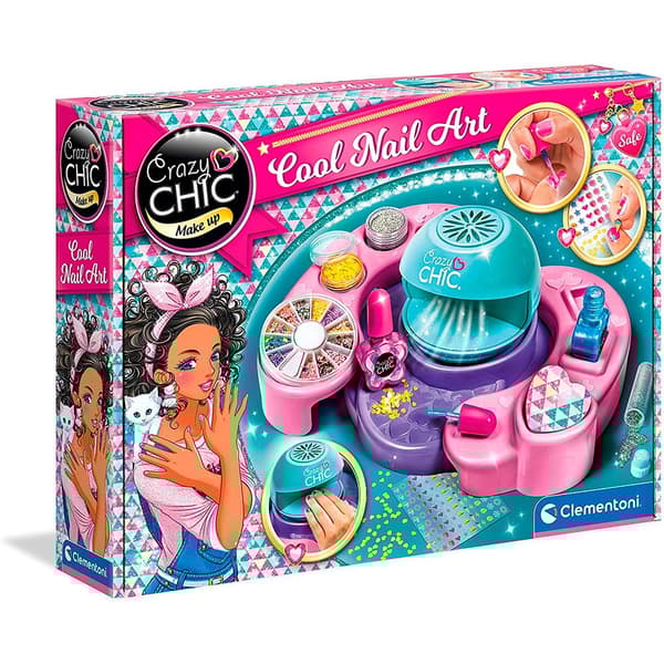 Clementoni Design Dine Negle Crazy Chic Cool Nail Art Transparent