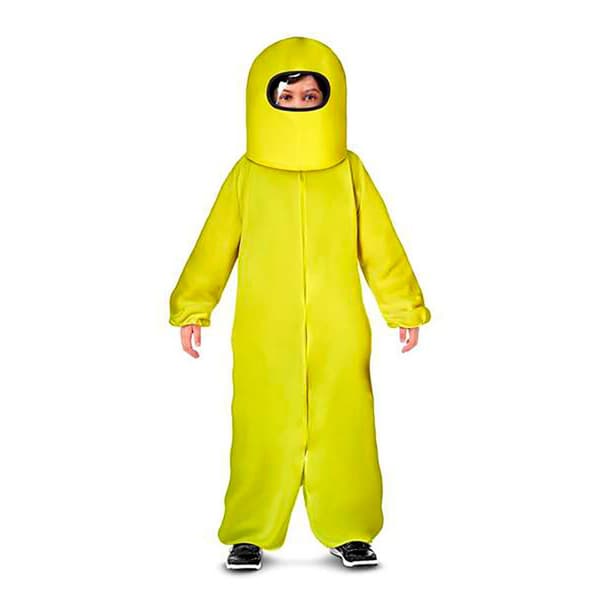 Viving Costumes Importør Børn Custom Among Us Gul 10-12 Years