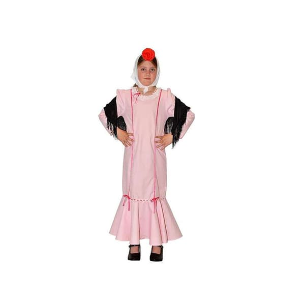 Creaciones Llopis Girl Custom Chulapa Rosa 5-7 Years
