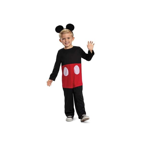 Liragram Anpassade Barn Disney Mickey Classic Röd 2 Years