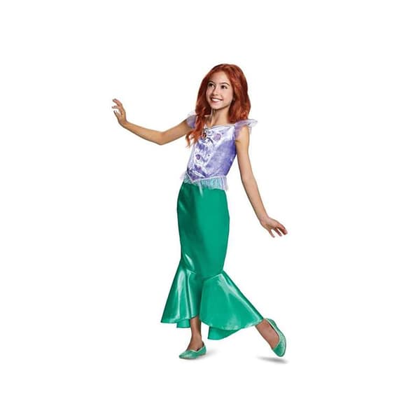 Liragram Tyttö Custom Disney Princess Ariel Classic Vihreä 3-4 Years