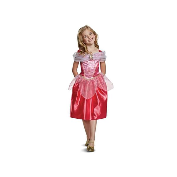 Liragram Tyttö Custom Disney Princess Aurora Classic Pinkki 7-8 Years