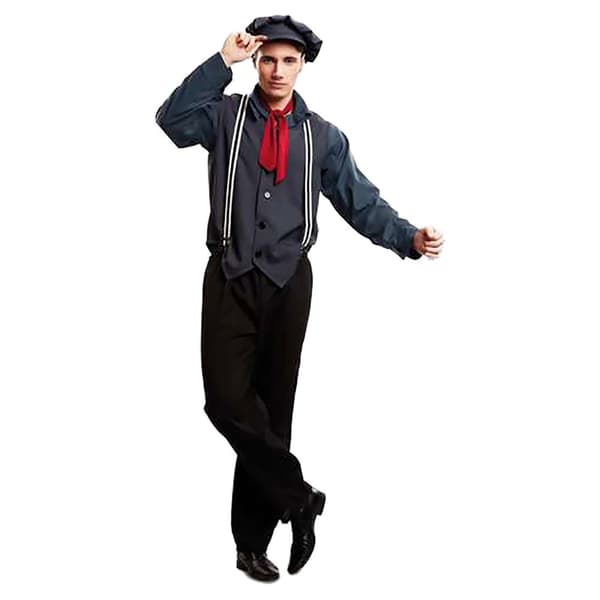 Viving Costumes Skorstensfejermand Custom Sort M-L