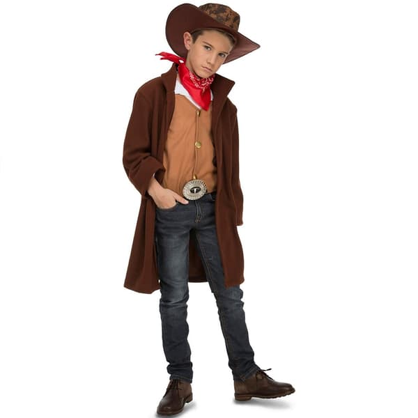 Viving Costumes Kids Custom Cowboy Ruskea 10-12 Years