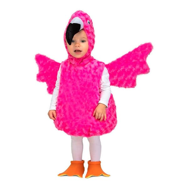 Viving Costumes Täytetty Tyttö Custom Flamenco Pinkki 12-24 Months