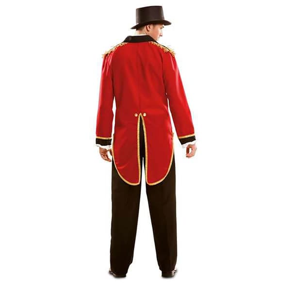 Viving Costumes Gold Circus Presenter Man Custom Rød M-L