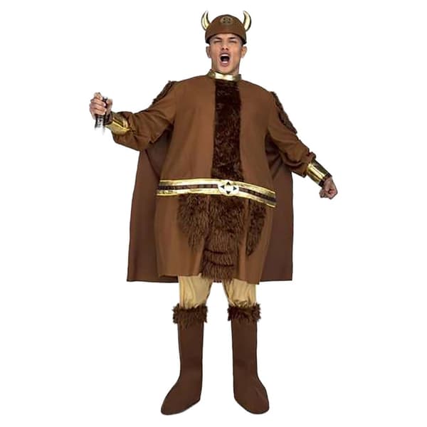 Viving Costumes Vikingemand Custom Gordo Brun M-L