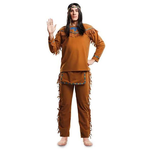 Viving Costumes Mies Mukautettu Indian Ruskea XL