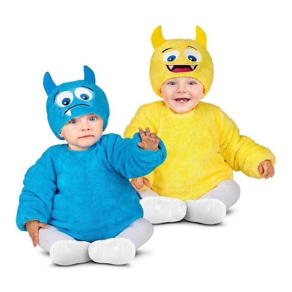 Viving Costumes Monster Junior Custom Reversible Keltainen 12-24 Months