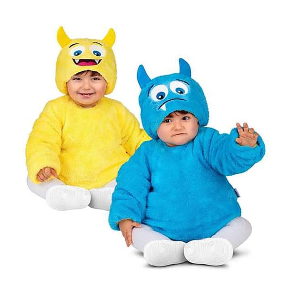 Viving Costumes Monster Junior Custom Reversible Keltainen 12-24 Months
