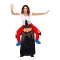 Pikkukuva 1 / 3: Viving Costumes Musta Tunika Noita. Jolla On Mukautettu Hahmo Ride-on Monivärinen M-L