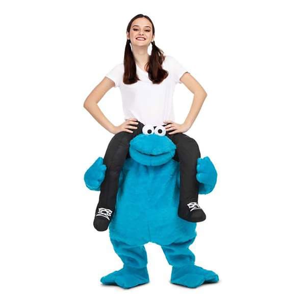 Viving Costumes Cookie Monster Custom Ride-on Blå