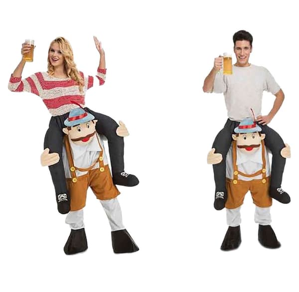 Viving Costumes Brugerdefinerede Ride-on Oktoberfest Orange M-L