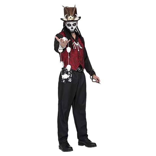 Viving Costumes Mies Mukautettu Voodoo Master Punainen M-L