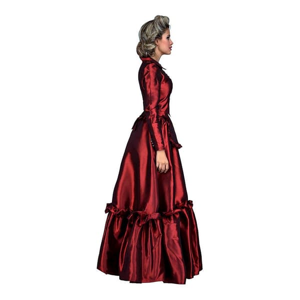 Viving Costumes West Scarlet Lady Woman Custom Rød M-L