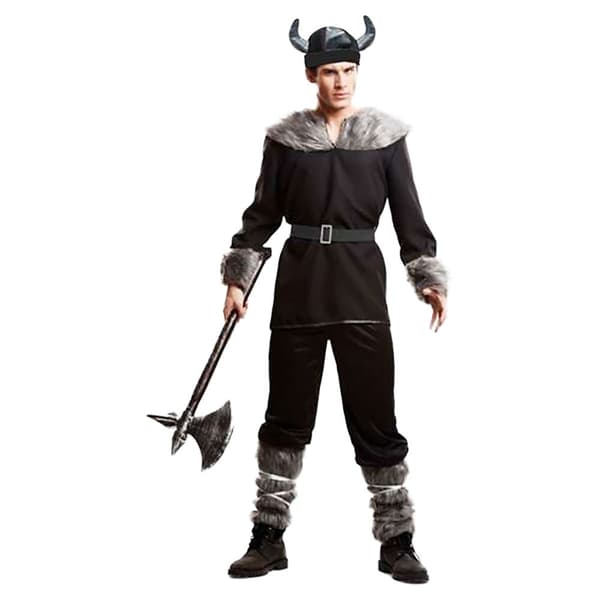 Viving Costumes Vild Viking Man Custom Brun XL