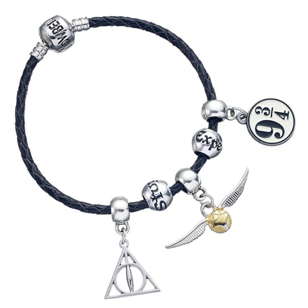 Harry Potter Læderarmbånd Med Charms 5 Søvfarvet
