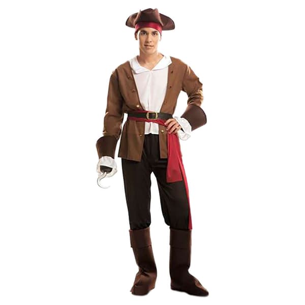 Viving Costumes Buccaneer Man Custom Ruskea M-L