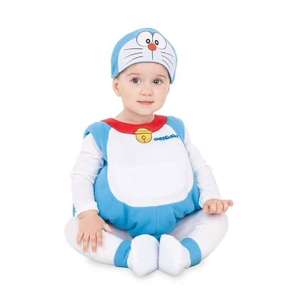 Viving Costumes Baby Custom Doraemon Blå 0-6 Months