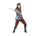 Miniatyrbillede 3 af 3: Viving Costumes Dronning Brugerdefinerede Vikinga Søvfarvet M-L