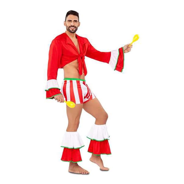 Viving Costumes Brugerdefinerede Rumbero Rød XL