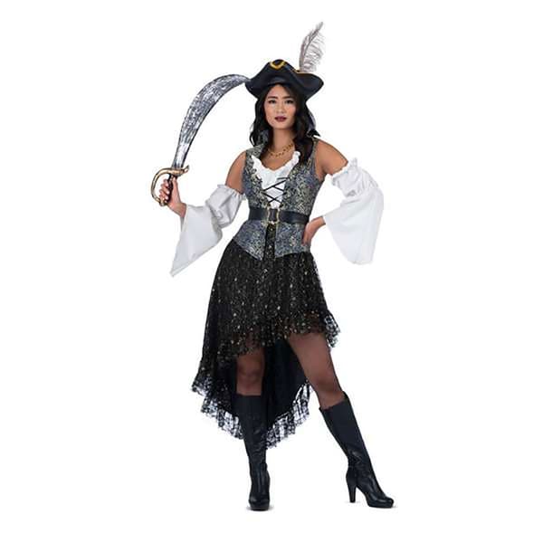 Viving Costumes High Seas Man Custom Svart L