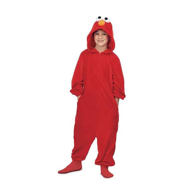 Viving Costumes Pyjamas Junior Custom Elmo Röd 5-6 Years
