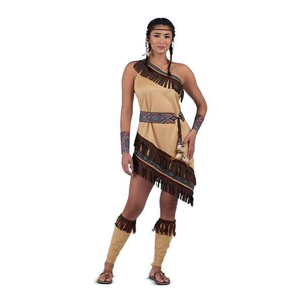 Viving Costumes Indian Maiden Woman Custom Brun XL