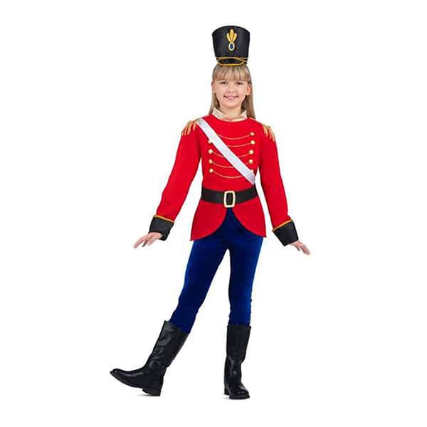 Viving Costumes Legetøj Soldat Jakke Hat Og Mesh Brugerdefinerede Junior Rød 10-12 Years