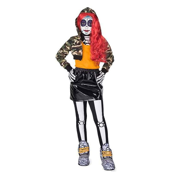 Viving Costumes Brugerdefinerede Maya Orange M-L