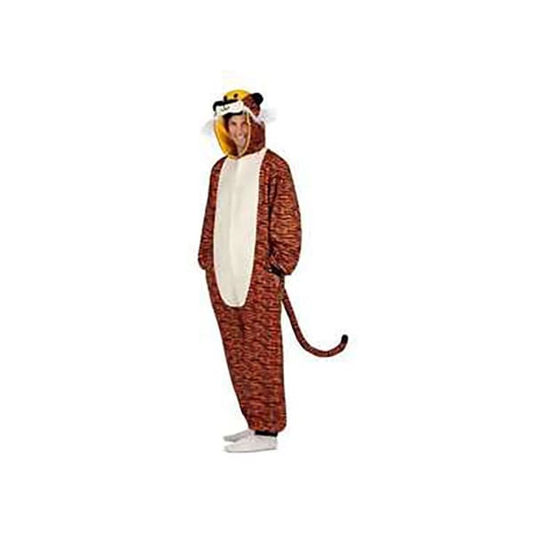 Viving Costumes Med Huva Och Svans Custom Tigre Small Kigurumi Brun S
