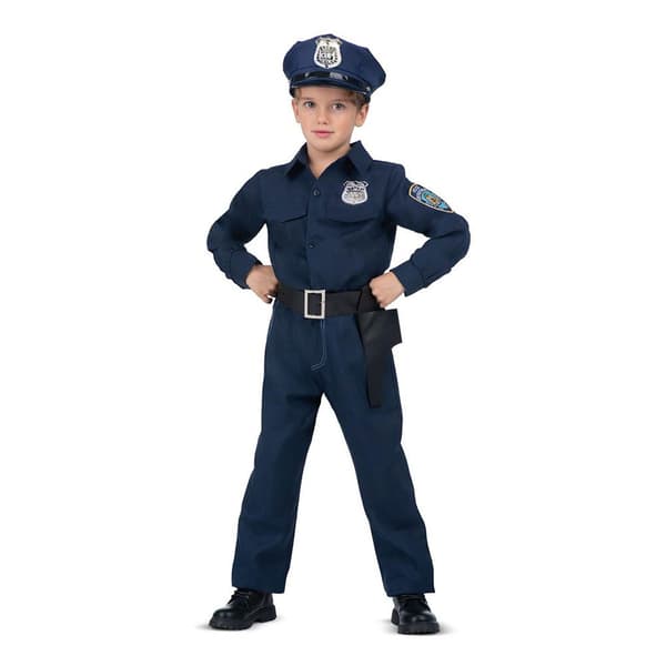 Viving Costumes Poliisi Mukautettu Junior Sininen 10-12 Years