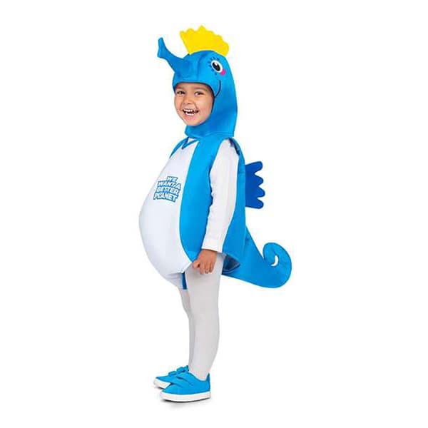 Viving Costumes Seahorse Kids Custom Blå 7-9 Years