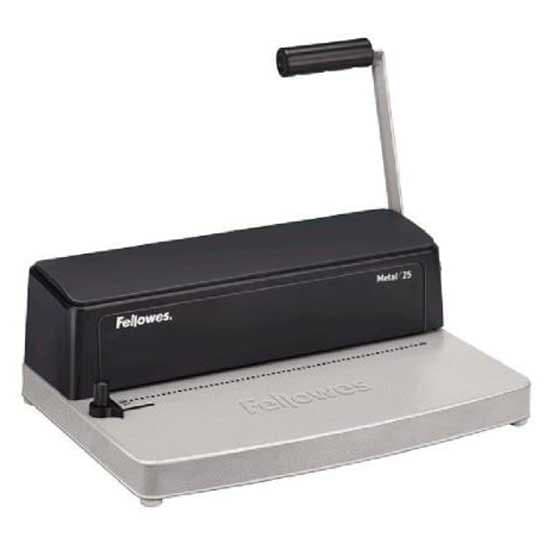 Fellowes Spiraalisideaine Metal 25 Hopeinen