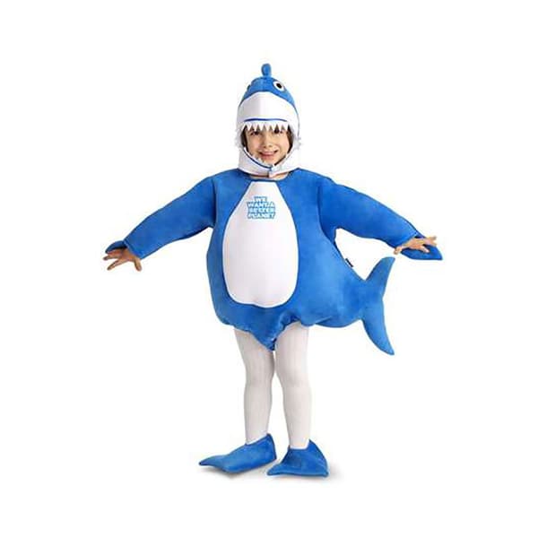 Viving Costumes Shark Baby Custom Blå 12-24 Months